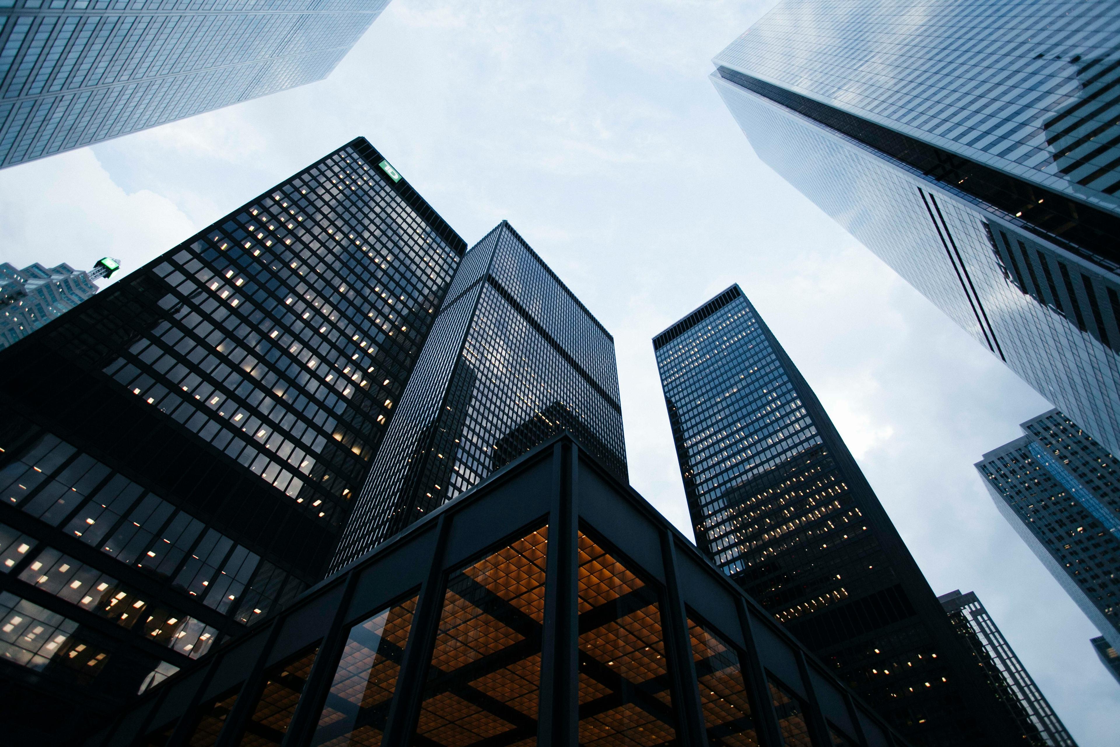 Downtown office skyline